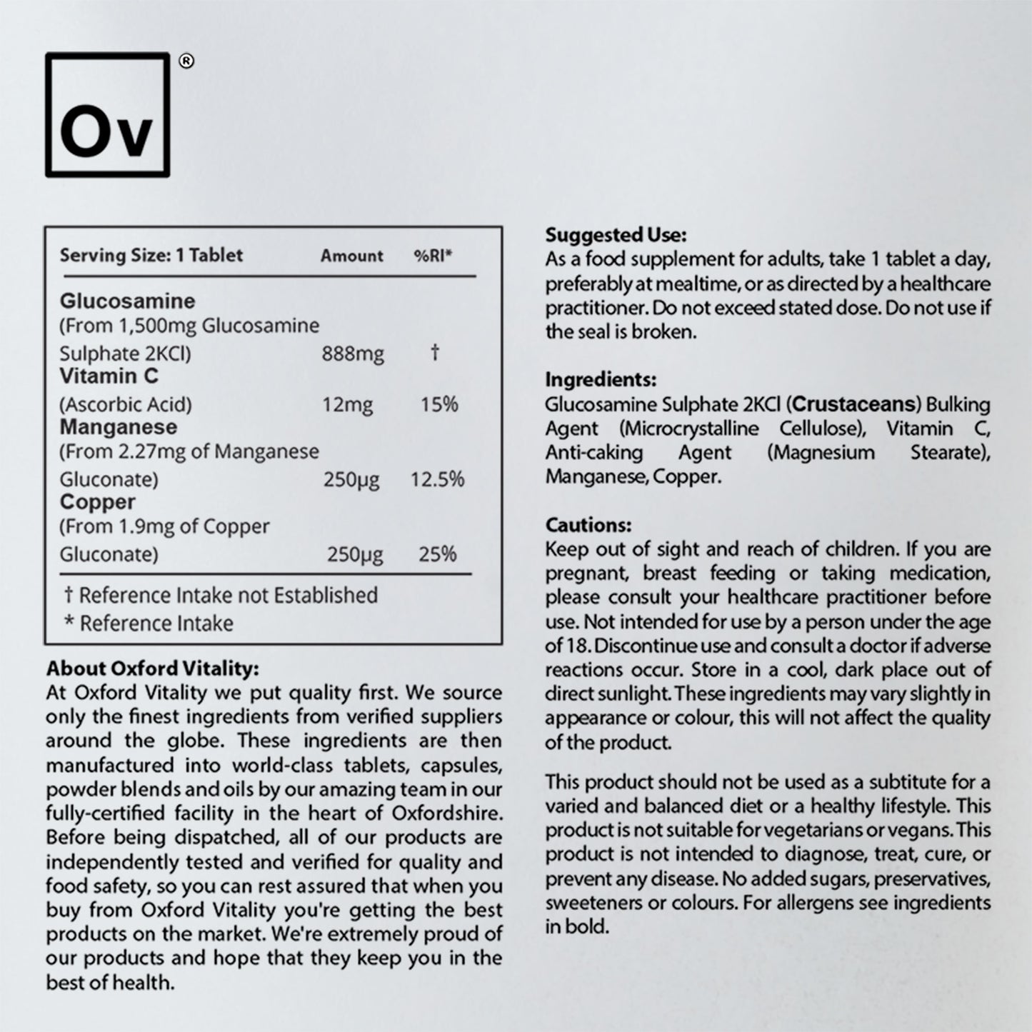 Glucosamine Tablets