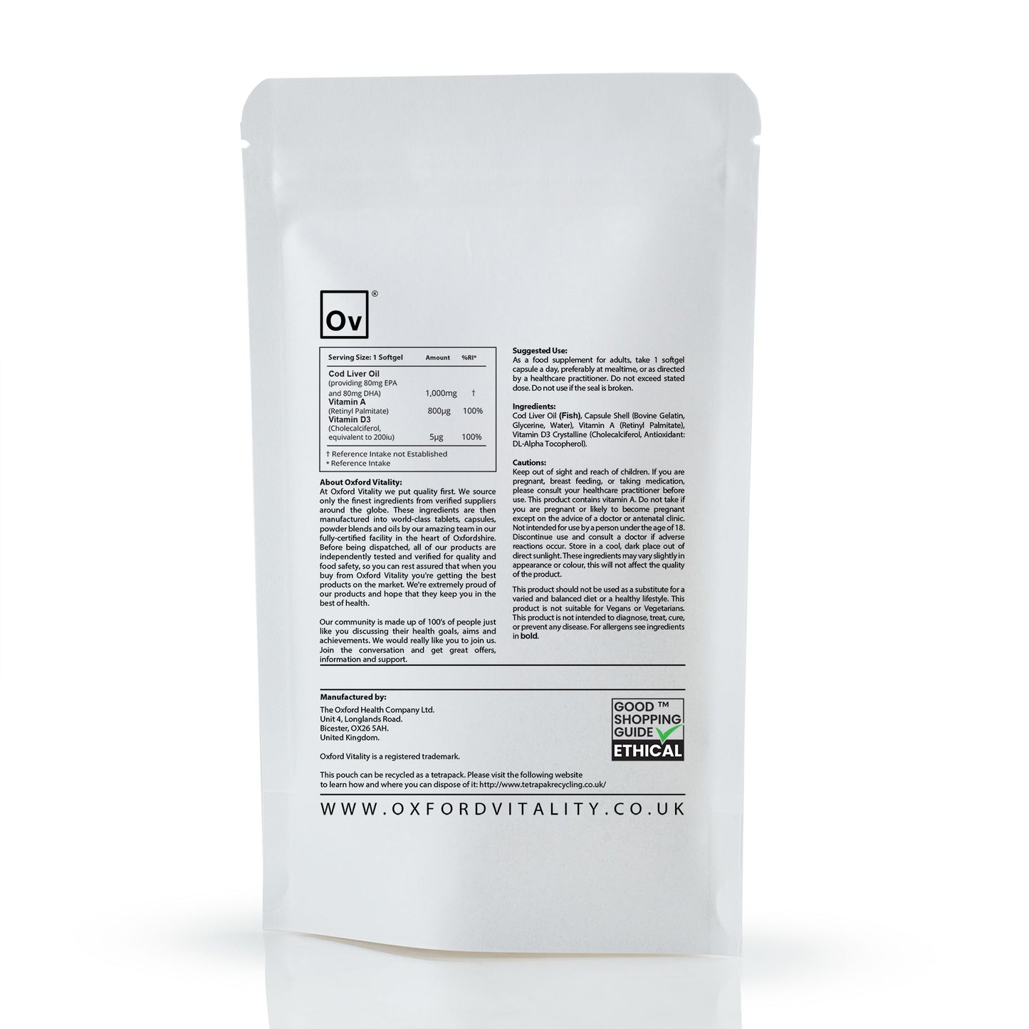 Cod Liver Oil Softgels