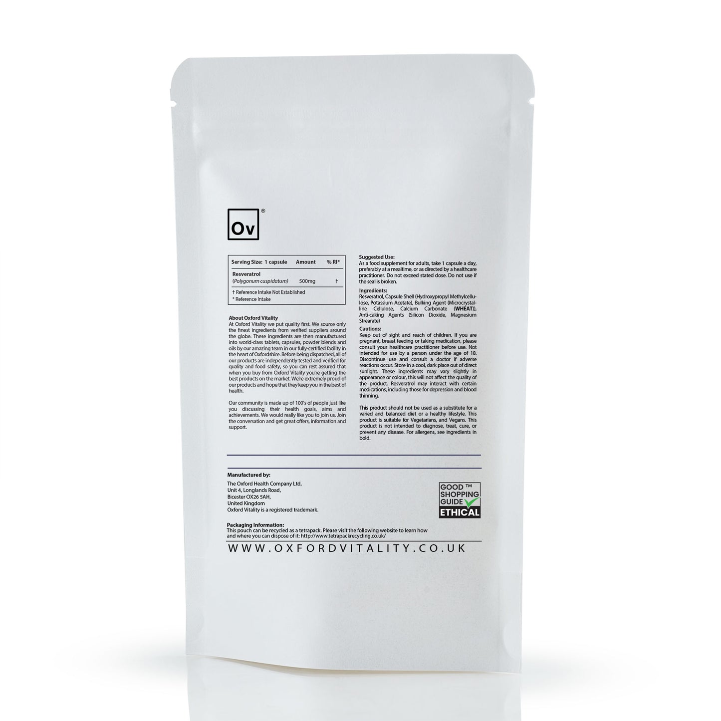 Trans Resveratrol 500mg