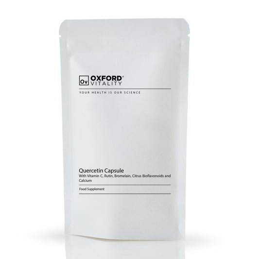 Quercetin Capsules with Vitamin C, Rutin, Bromelain, Calcium and Citrus Bioflavonoids