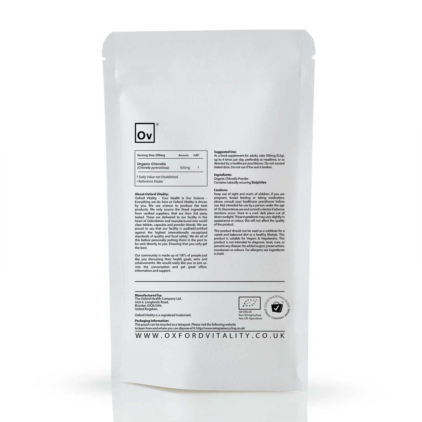 Organic Chlorella Powder