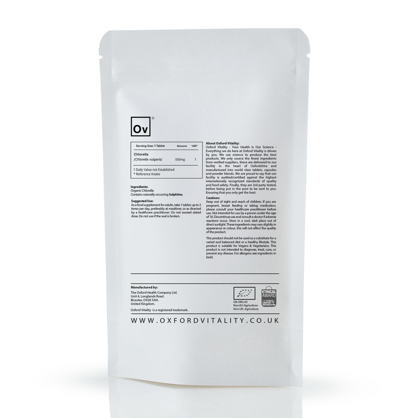 Organic Chlorella Tablets