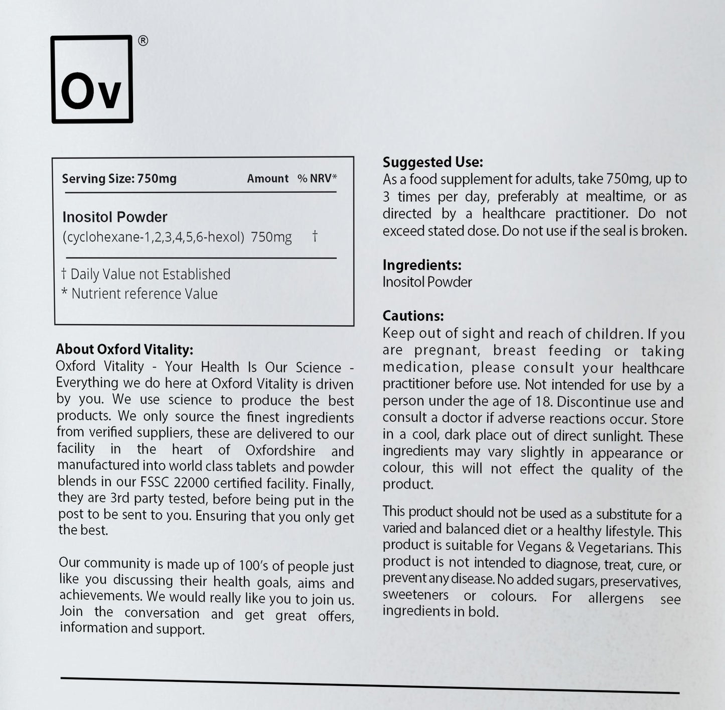 Inositol Powder
