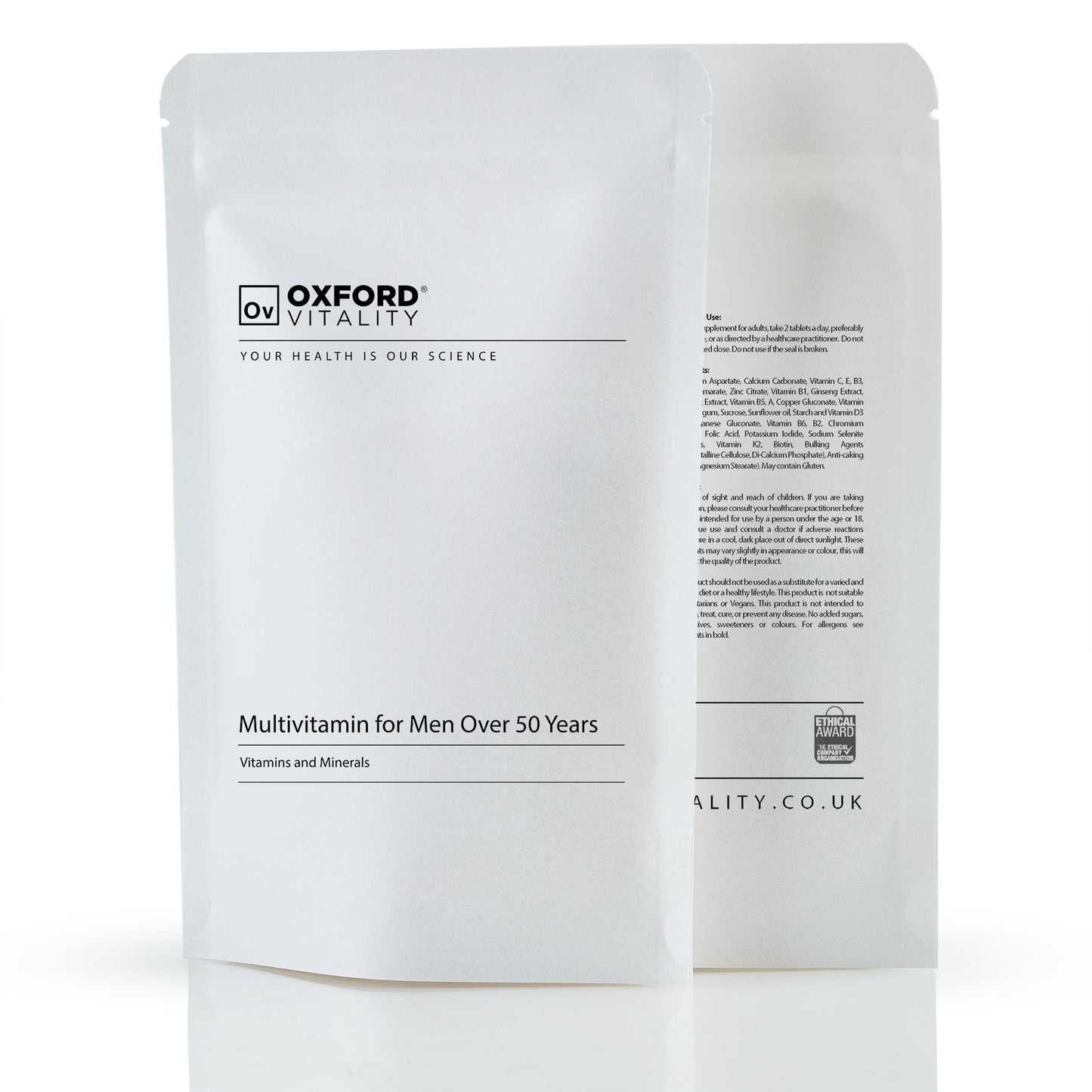 Multivitamin Tablets for Men Over 50 Years