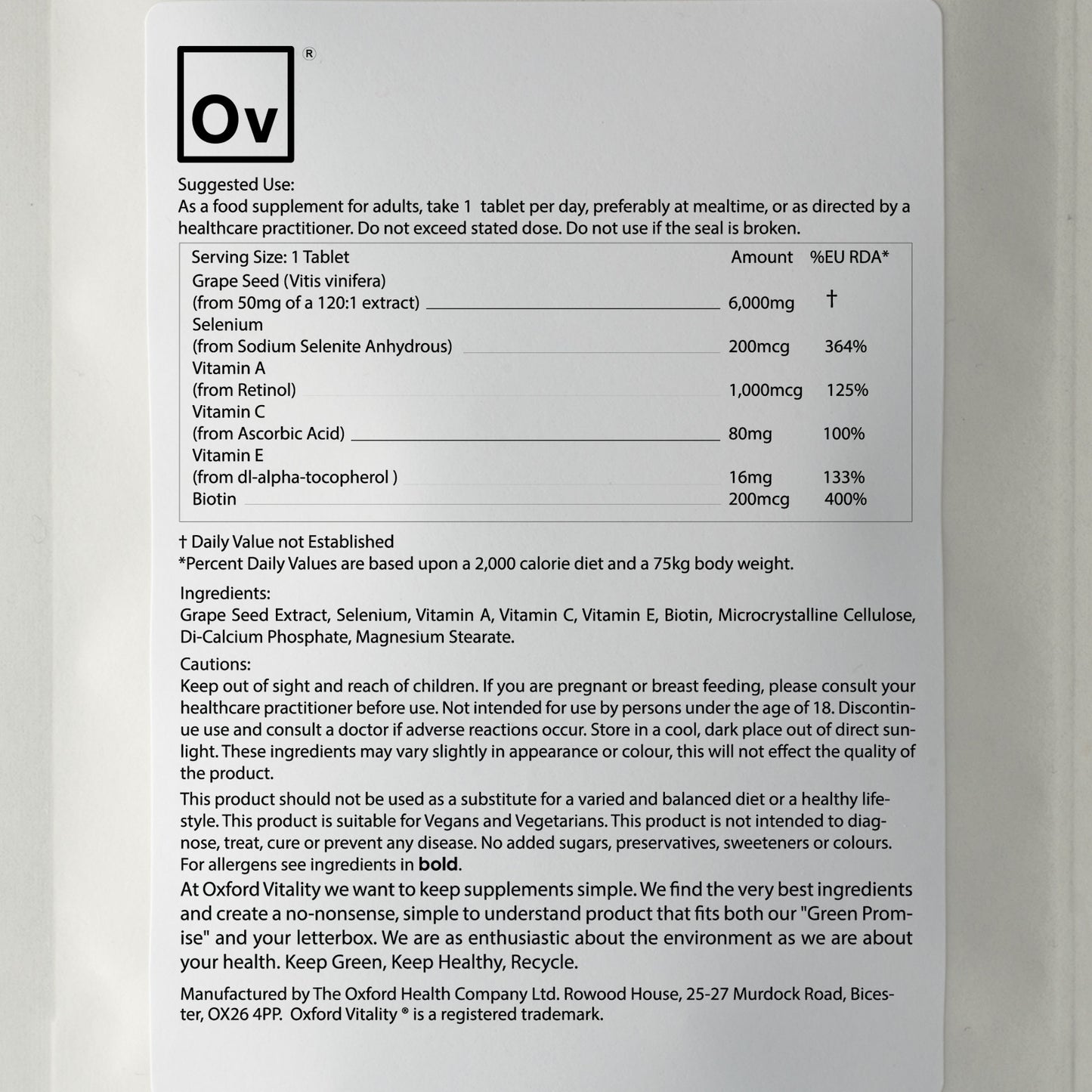 OV Women's Vitality Pack