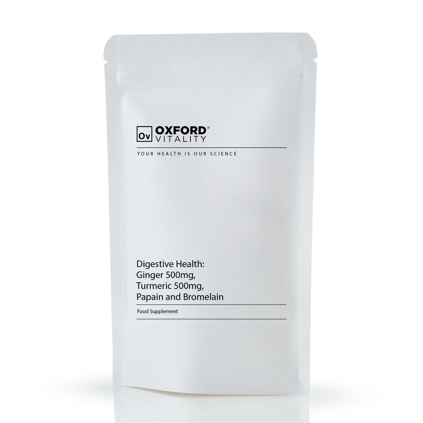 Ginger Root, Turmeric, Papain & Bromelain Tablets Oxford Vitality