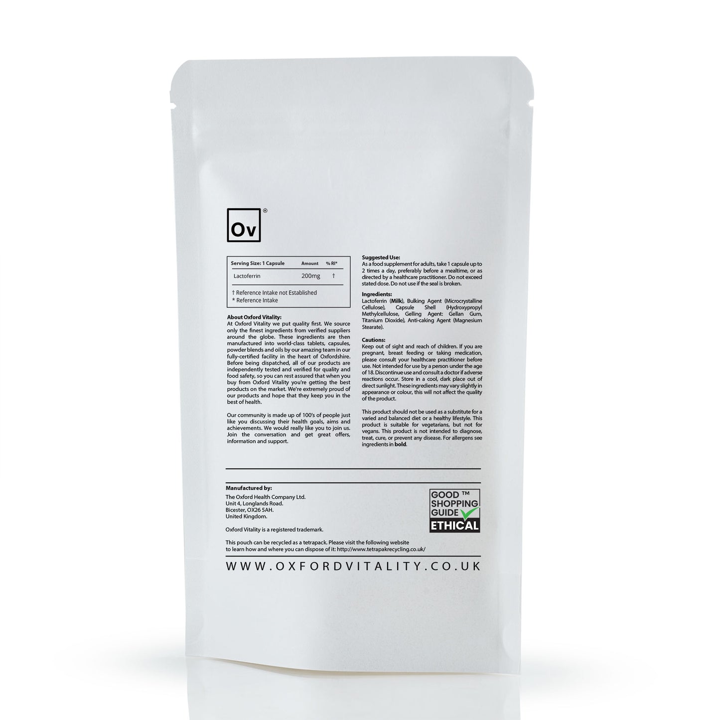 Lactoferrin Capsules 200mg