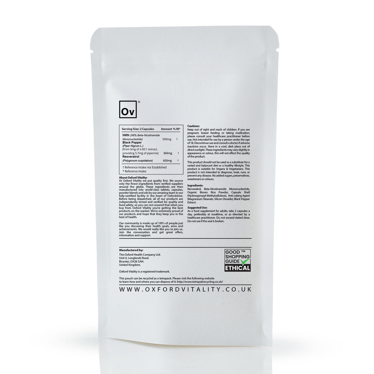 NMN & Resveratrol Capsules