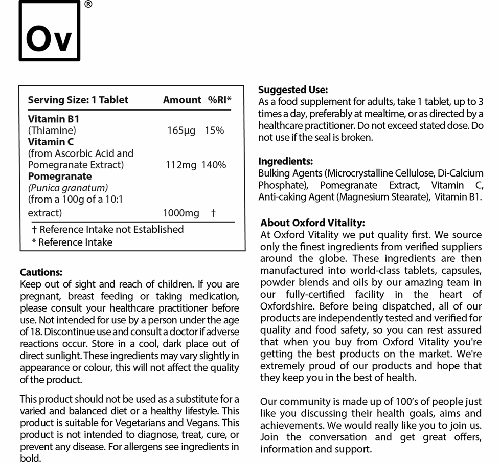 Pomegranate 1000mg