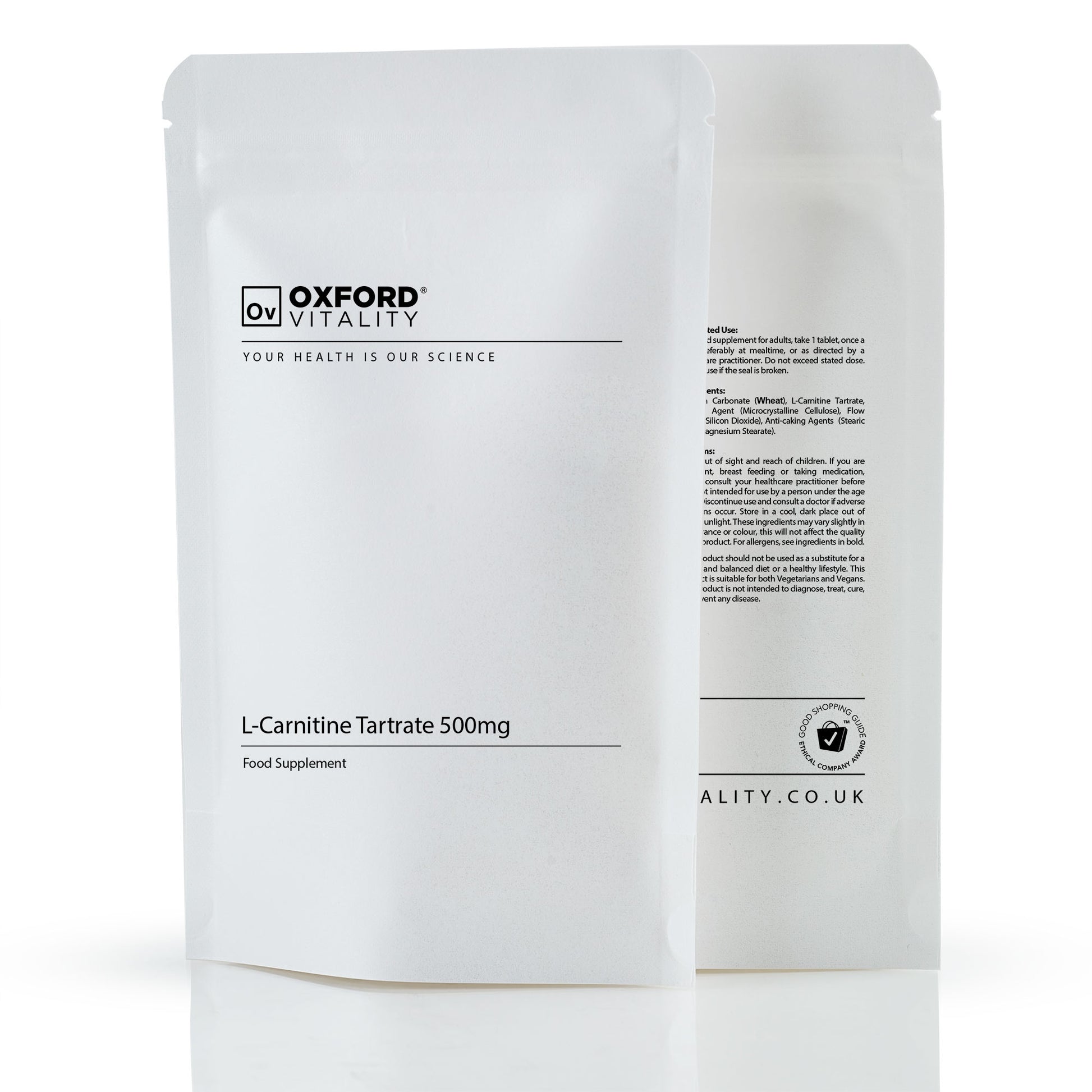 L-Carnitine Tartrate Tablets Oxford Vitality L-Carnitine Tartrate Tablets Oxford Vitality